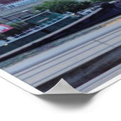 フィラデルフィアのスカイライン写真 ポスター (角)