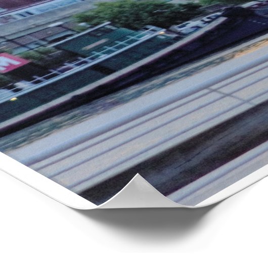 フィラデルフィアのスカイライン写真 ポスター (角)