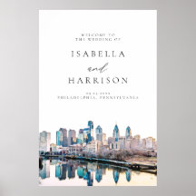 フィラデルフィアのスカイライン目的地の結婚式へようこそ