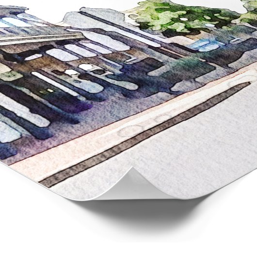 フィラデルフィアのスカイライン目的地の結婚式へようこそ ポスター (角)