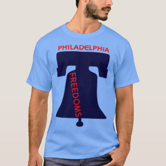 フィラデルフィアのフリードームズチームテニス1974 Tシャツ