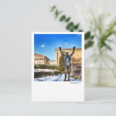 フィラデルフィアのポストカードロッキー像 ポストカード (スタンド正面)