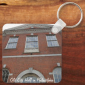 フィラデルフィアの旧市庁舎 キーホルダー (裏面)