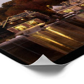 フィラデルフィアの歴史的ボートハウスロー ポスター (角)