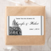 フィラデルフィアの目的地のウォーターボトルラベル ラベル (インサイチュ)