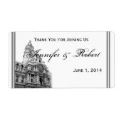 フィラデルフィアの目的地のウォーターボトルラベル ラベル (正面)