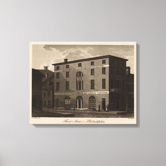 フィラデルフィアの第3通り キャンバスプリント (正面)