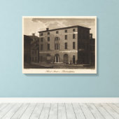 フィラデルフィアの第3通り キャンバスプリント (インサイチュ (ウッドフロア))