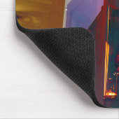 フィラデルフィアの通りへの赤い反射 マウスパッド (コーナー)