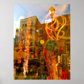 フィラデルフィアの通りへの黄金の反射 ポスター (正面)