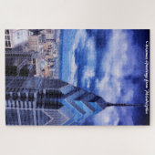 フィラデルフィアの通り景観。クリスマスのご挨拶 ジグソーパズル (横)