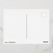 フィラデルフィアのUSSオリンピア 箔シーズンポストカード (裏面)