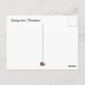 フィラデルフィアはがき ポストカード (裏面)