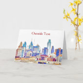 フィラデルフィアカラースケッチカード カード (黄色い花)