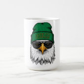 フィラデルフィアクールイーグルビーニーサングラスマグ コーヒーマグカップ (中央)