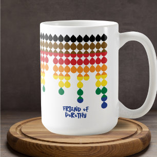 フィラデルフィアゲイプライド州旗の名句Mug コーヒーマグカップ