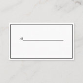 フィラデルフィアスカイラインエッチングBW赤座席表#2 プレイスカード (裏面)