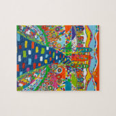 フィラデルフィアスカイラインパズル ジグソーパズル (横)