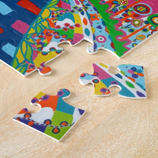 フィラデルフィアスカイラインパズル ジグソーパズル (側面)