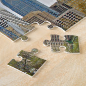 フィラデルフィアスカイライン/川の道 ジグソーパズル (側面)