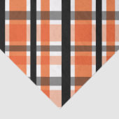 フィラデルフィアスポーツファンオレンジ白黒プレイド 薄葉紙 (詳細)