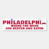 フィラデルフィアスポーツ バンパーステッカー (正面)