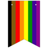 フィラデルフィアプライド国旗のバンティングバナーLGBTパーティー バンティングフラッグ (第1の旗)