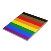 フィラデルフィアプライド国旗LGBTQ タイル (側面)