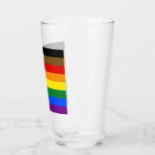 フィラデルフィアプライド国旗LGBTQ タンブラーグラス (左)