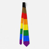 フィラデルフィアプライド国旗LGBTQ ネクタイ (裏面)