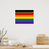 フィラデルフィアプライド国旗LGBTQ ポスター (キッチン)