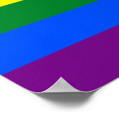 フィラデルフィアプライド国旗LGBTQ ポスター (角)
