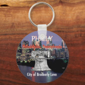 フィラデルフィアペンシルバニアキーチェーン キーホルダー (正面)