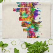 フィラデルフィアペンシルバニアスカイライン キッチンタオル (折り畳み)