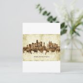 フィラデルフィアペンシルバニア市の景観 シーズンポストカード (スタンド正面)