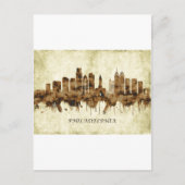 フィラデルフィアペンシルバニア市の景観 シーズンポストカード (正面)