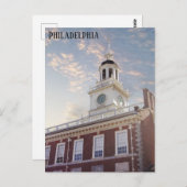 フィラデルフィアペンシルバニア独立館旅行 ポストカード (正面/裏面)