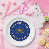 フィラデルフィアペンシルバニア ペーパープレート (パーティー)