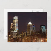 フィラデルフィアモダンダウンタウンの超高層ビル ポストカード (正面/裏面)