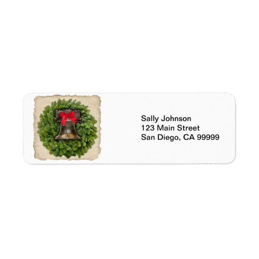 フィラデルフィアリバティーベルリースオンパーチメント ラベル (正面)