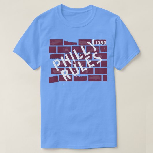フィラデルフィアルールズ 1980 Tシャツ (デザイン正面)
