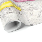 フィラデルフィアヴィンテージの地図（1860年） ラッピングペーパー (ロールコーナー)