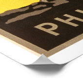 フィラデルフィア動物園、大きなカバ、ヴィンテージ旅行を訪れる ポスター (角)