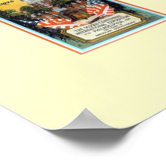 フィラデルフィア博覧会1926ヴィンテージ ポスター (角)