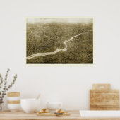 フィラデルフィア周辺PAパノラママップ – 1926 ポスター (キッチン)