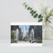 フィラデルフィア噴水ビュー ポストカード (スタンド正面)