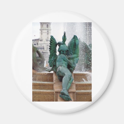 フィラデルフィア噴水 マグネット (正面)