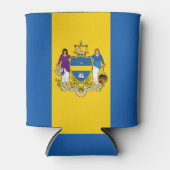 フィラデルフィア国旗、ペンシルバニアクーラーボックス 缶クーラー (正面)