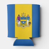 フィラデルフィア国旗、ペンシルバニアクーラーボックス 缶クーラー (裏面)