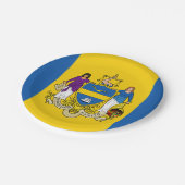 フィラデルフィア国旗、ペンシルバニア紙プレート ペーパープレート (アングル)